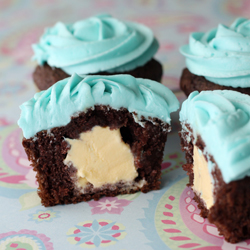 Ice Cream Filled Cupcakes