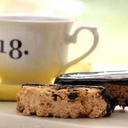 Almond and Carob Chip Biscotti