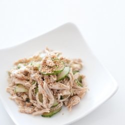 Sesame Chicken Cucumber Salad