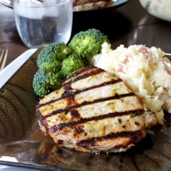 Basil & Garlic Pork Chops