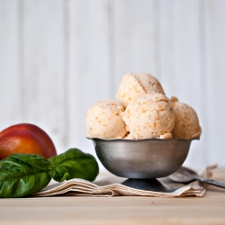 Apricot Basil Ice Cream