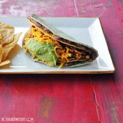 Vegetarian Double Decker Tacos