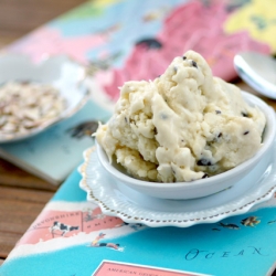 Coconut and Carob Chip Ice Cream