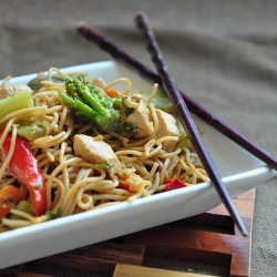 Homemade Chicken Lo Mein