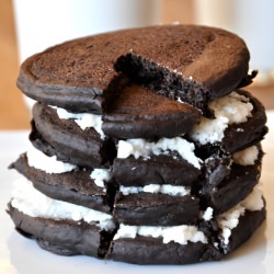 Oreo Cookie Pancakes