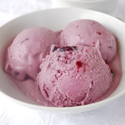 Coconut Cherry Almond Ice Cream