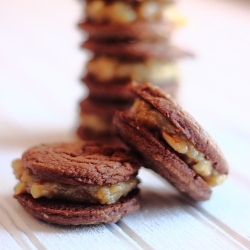 German Chocolate Whoopie Pies