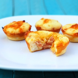 Ham and Cheese Mini Quiches