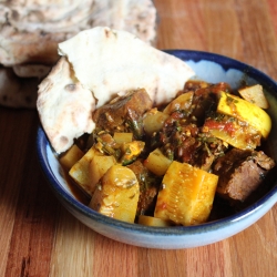 Beef, Squash, and Potato Tagine