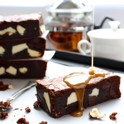 Brownies with Salted Caramel