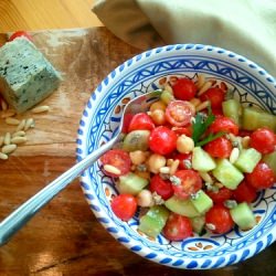 Blue Cheese & Garbanzo Salad