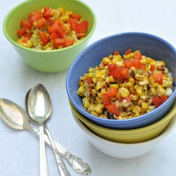 Grilled Corn Salsa