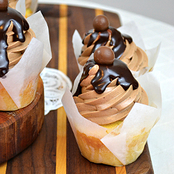 Outrageous Boozy Mocha Cupcakes