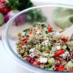 Mediterranean Rice Salad