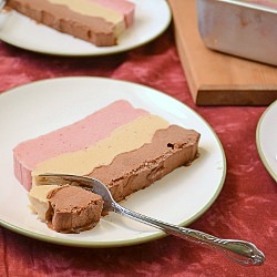 Vegan Neapolitan Ice Cream Cake