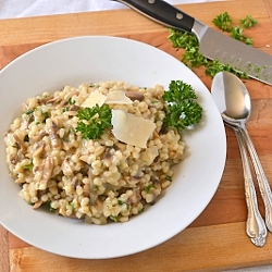 Mushroom Barley Risotto