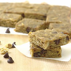 Banana Walnut Blondies