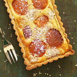 Apricot Tart with Sesame