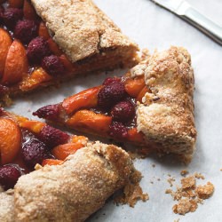 Apricot Taspberry Galette