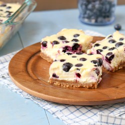 Lemon Blueberry Cheesecake Bars