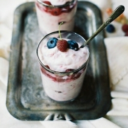 Raspberry Coconut Fool