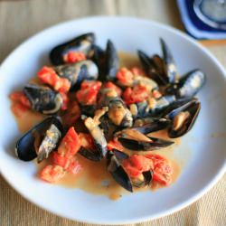 Mussels au provencal