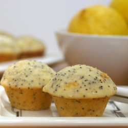 Mini Lemon Poppyseed Muffins