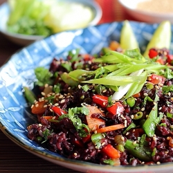 Thai Black Rice Salad