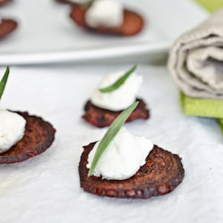 Mini Beet and Goat Cheese Salads