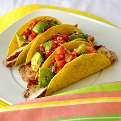 Spicy Barbeque Pork Chop Tacos