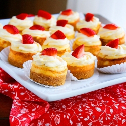 Mini Berry Cheesecakes