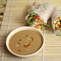 Tropical Tofu Spring Rolls