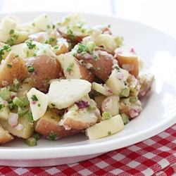 Summer Potato Salad with Apples