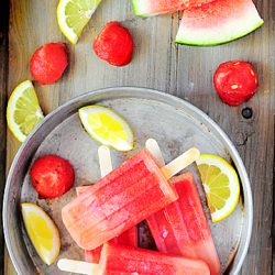 Watermelon Popsicles