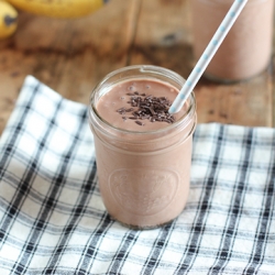 Chocolate Banana Cake Batter Shake