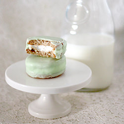 Mini Chocolate & Mint Moon Pies