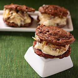 Choc Ice Cream Sandwich Cookies