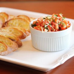 Tomato Bruschetta with Crostini