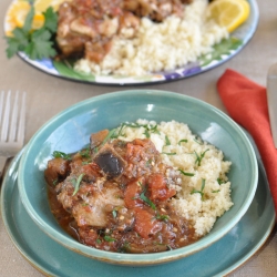 Chicken w/ Eggplant Tomato Jam