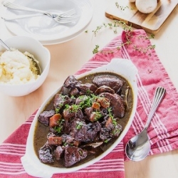 Mushroom Bourguignon