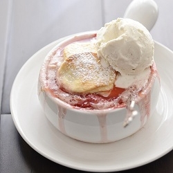 Rhubarb Cobbler