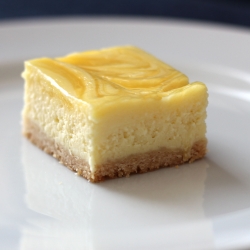 Lemon Swirl Cheesecake Bars