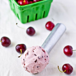 Cherry Amaretto Chocolate Ice Cream