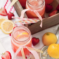 Homemade Strawberry Lemonade