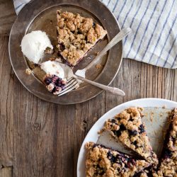 Plum Crumble Pie