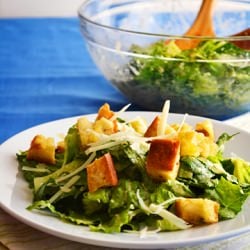 Caesar Salad & Garlic Croutons