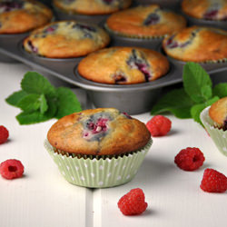 Lemon Raspberry Muffins