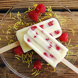 Raspberry Lemonade Yogurt Ice Pops