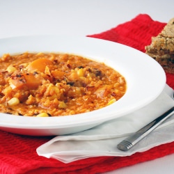 Mexican sweet potato soup