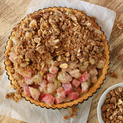 Rhubarb Streusel Tart